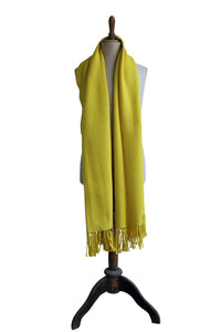 Large yellow scarf