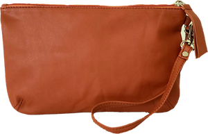 Brick leather pouch