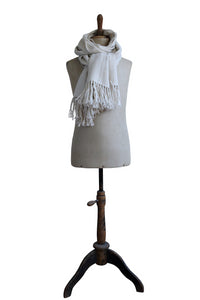 Medium white scarf