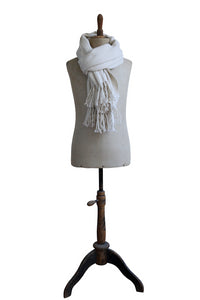 Medium white scarf