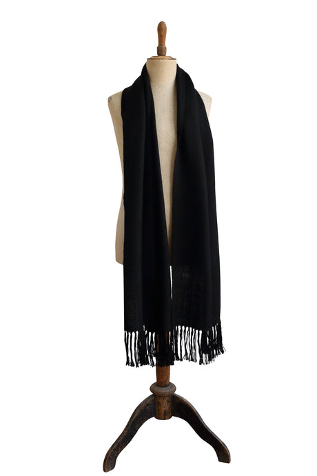 Large black scarf