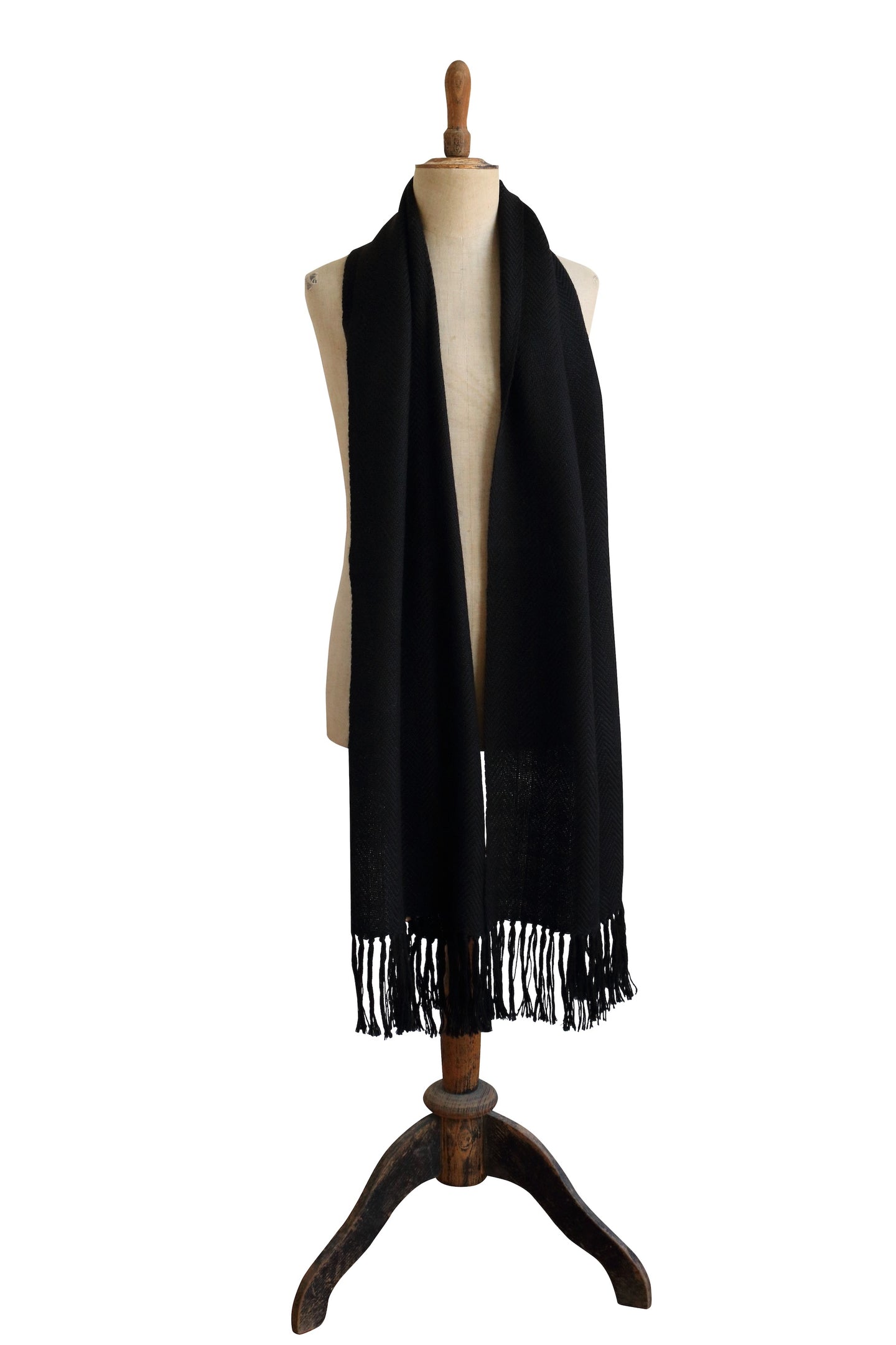 Large black scarf