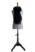 Load image into Gallery viewer, Large black scarf
