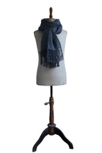 Load image into Gallery viewer, Large dark gray scarf