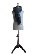 Load image into Gallery viewer, Large dark gray scarf