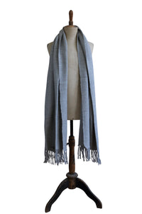 Large light gray scarf