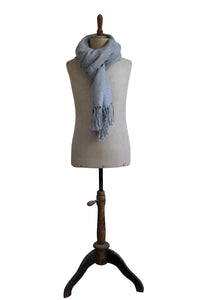Large light gray scarf