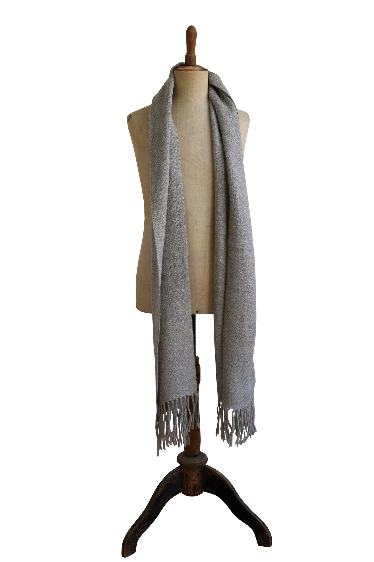 Medium light gray scarf
