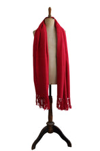 Load image into Gallery viewer, Large red scarf