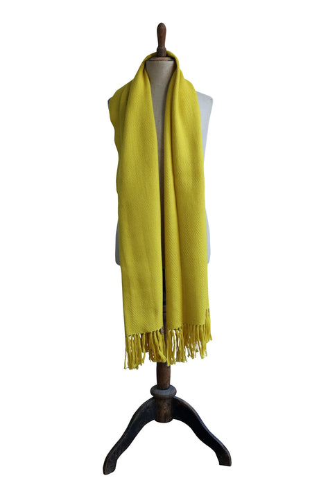 Large yellow scarf