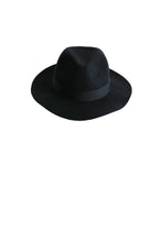Load image into Gallery viewer, Fedora Felt Hat - Black