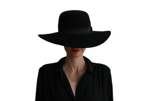 Capeline Felt Hat - Black