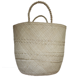 Large Natural Iraca Palm Basket