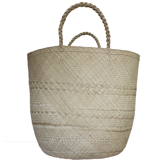 Large Natural Iraca Palm Basket