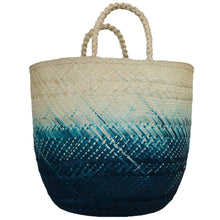 Load image into Gallery viewer, Large Blue/Natural Basket