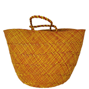 Large Bright Yellow/Orange Basket